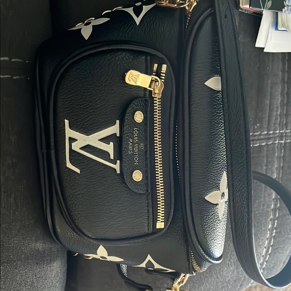 Louis Vuitton Black Monogram Crossbody Bag